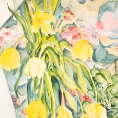 Bending Tulips | Watercolor | 1993