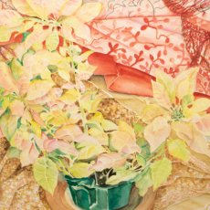 Pointsettias Blooming | Watercolor | 1990