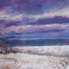 Purple Seascape | Pastel | 2012