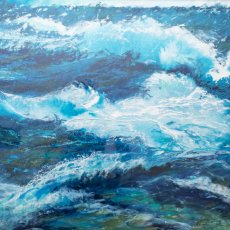 Waves | Pastel | Handmade Paper | 2011
