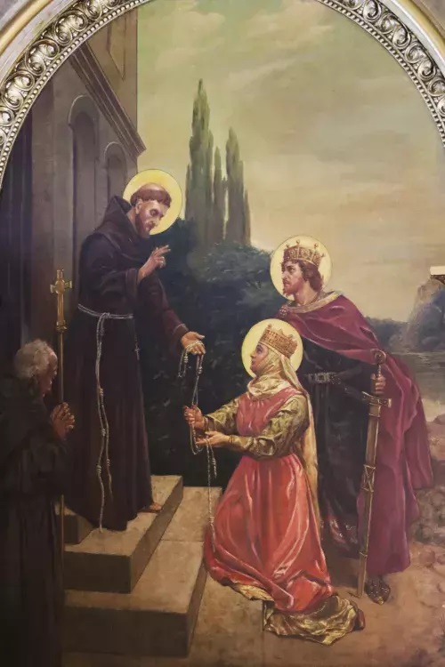 mary of the angels chapel third order franciscans painting