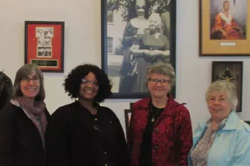 Sister Eileen McKenzie, Karla McCullough, Sister Helen Elsbernd and Sister Marla Lang