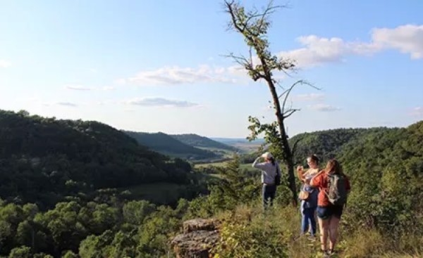 overlook on fspa land on st joseph ridge