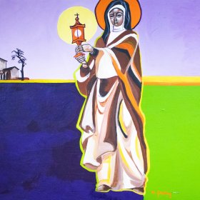St. Clare of Assisi | Oil | 1991