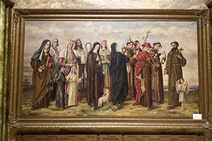 painting of franciscan saints
