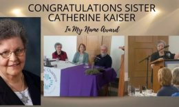 Sister Catherine Receives In My Name Award from Catholic Charities: A Celebration of Service