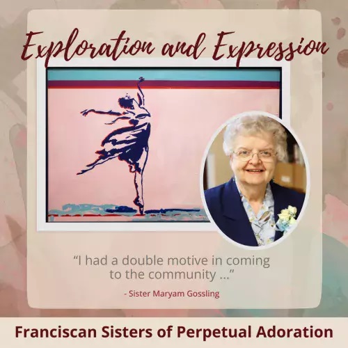 Exploration and Expression: Celebrating Sister Maryam Gossling, artist of the month