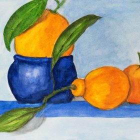 Oranges | Watercolor | 2014