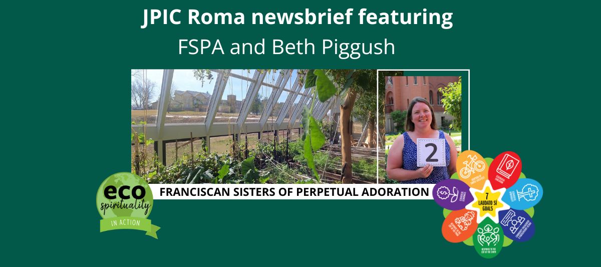 FSPA and Beth Piggush featured in JPIC Roma news brief