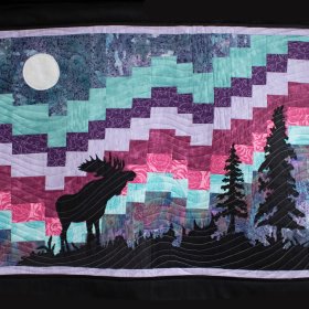 Aurora Borealis | Quilted Wall Hanging | 2020