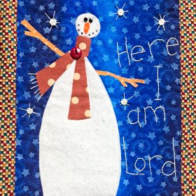 Here I Am Lord | Quilted Wall Hanging | 2023