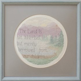 Chief Seattle Quote | Cross Stitch | 1992