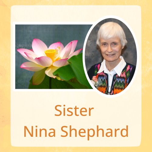 oval-portrait-franciscan-sister-of-perpetual-adoration-nina--shephard-with-white-pink-and-yellow-flower-over-light-yellow-background