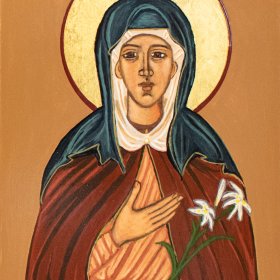 Clare of Assisi | Acrylic | 2012