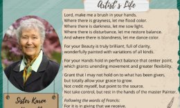 Sister Karen Kappell honored as November's Poet of the Month