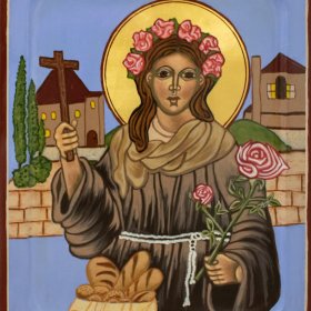 St. Rose of Viterbo | Acrylic | 2020