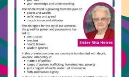 January Poet of the Month: Sister Rita Heires