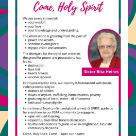 "Come, Holy Spirit" by Sister Rita Heires