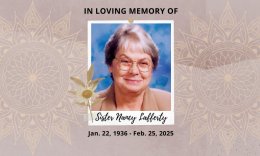 In loving memory: Sister Nancy Lafferty