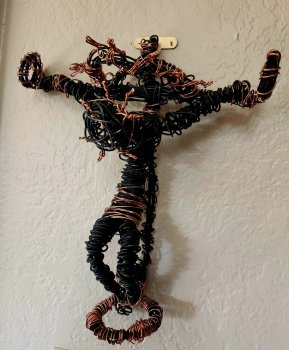 crucifix made by Eduardo Rahbe