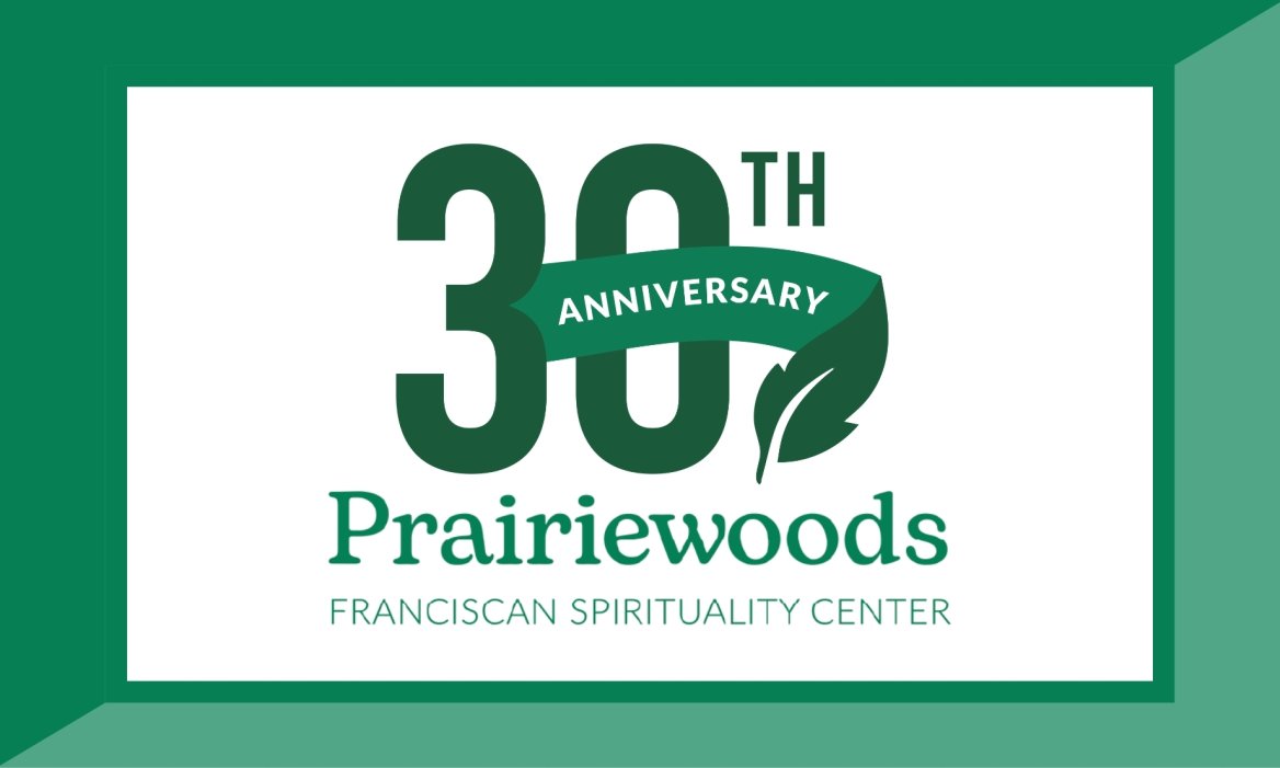 Prairiewoods' 30th anniversary logo graphic